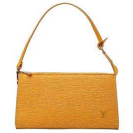Louis Vuitton Yellow Epi Pochette Accessoires Yellow