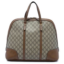 Gucci Beige Large GG Supreme Nice Dome Top Handle Bag Beige