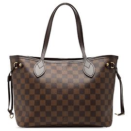 Louis Vuitton Brown Damier Ebene Neverfull PM Brown