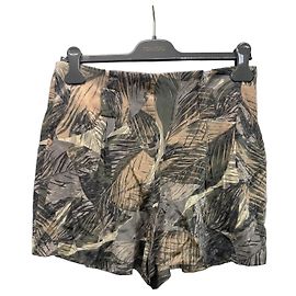 Pantaloncini in seta da donna L'Agence Marrone Beige Altro Verde Grigio
