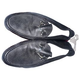 Mocasines Gucci Horsebit de piel negra Negro