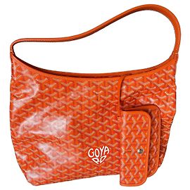 Goyard Bohème PM Hobo-Tasche Orange Weiß Orange