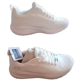 Autre Marque Skechers Bobs Sport Sneakers Memory Foam - Bianche Bianco