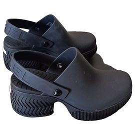 Autre Marque Sorel Black Platform Clogs Size 38 Black