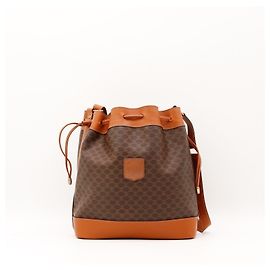 Céline Sac seau Celine Macadam Marron