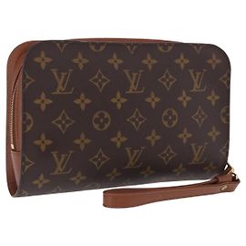 LOUIS VUITTON Monogram Orsay Clutch Bag M51790 LV Auth 200563 Monograma