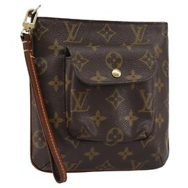 LOUIS VUITTON Monogram Partition Pouch M51901 LV Auth 161165 Monograma