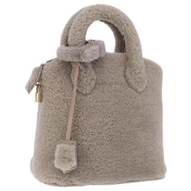 Bolsa de mão LOUIS VUITTON Lockit Voyage Mouton Greige M93850 LV Auth am12524SAM Outro