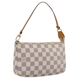 LOUIS VUITTON Damier Azur Pochette Accessoires Pouch N51986 LV Auth 202801 Autre