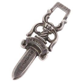 Colgante Dagger Chrome Hearts Top Ag925 Silver Auth 203052M Plata