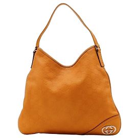 Sac hobo Gucci Guccissima en cuir Jaune