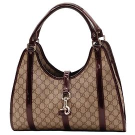 Gucci Monogram Schultertasche Braun Monogramm