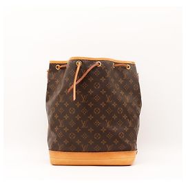 Bolso Bucket Louis Vuitton Monogram Noe GM Castaño Monograma