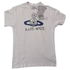Camiseta Vivienne Westwood Anti-Waste en algodón blanco Blanco