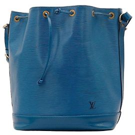 Bolsa Bucket Louis Vuitton Epi Noe GM Azul