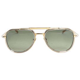 Autre Marque Gold Commander Aviator Sonnenbrille Golden
