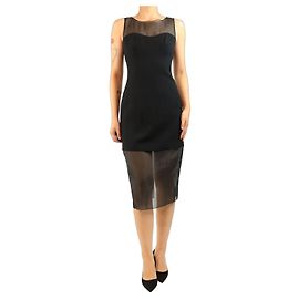 Reformation Ärmelloses Midi-Kleid in Schwarz - Größe UK 10 Schwarz