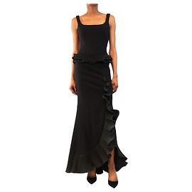 Escada Set due pezzi top bustier e gonna nero - size UK 6 Nero
