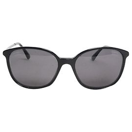 Chanel Black round-frame sunglasses Black
