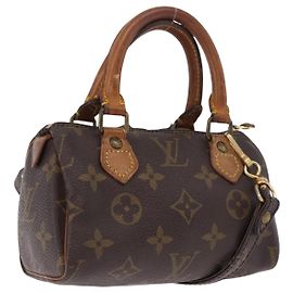LOUIS VUITTON Monogram Mini Speedy Hand Bag M41534 LV Outro
