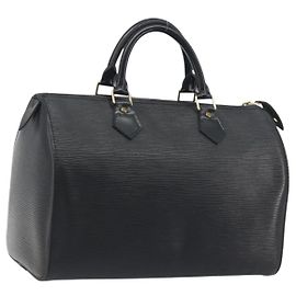 LOUIS VUITTON Epi Speedy 30 Sac à main Noir Black M43002 LV Autre