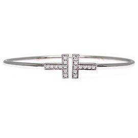 Autre Marque Pulseira de Berloques em Ouro Branco 18K e Diamantes Tiffany & Co. Outro