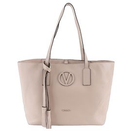 Sac cabas en cuir Valentino Soho avec pompons Rose