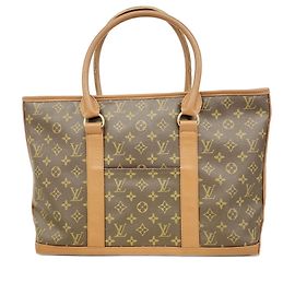 Borsa Tote Louis Vuitton Monogram Sac Weekend PM Marrone