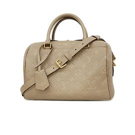 Louis Vuitton Monogram Empreinte Speedy Bandoulière 25 Handbag Brown