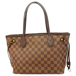 Louis Vuitton Damier Neverfull PM Tote Bag Damier ebene