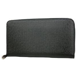 Louis Vuitton Taiga Zippy Organizer NM Long Wallet Grey