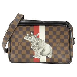 Louis Vuitton Damier Nile PM Schultertasche Damier ebene