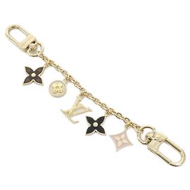 Chaîne porte-accessoires Louis Vuitton Marron Noir Doré