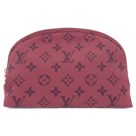 Louis Vuitton Monogram Pochette Cosmetic MM Handbag Vermelho