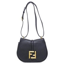 Borsa a tracolla Fendi Camon Small 8BS082 AQ0L Nero