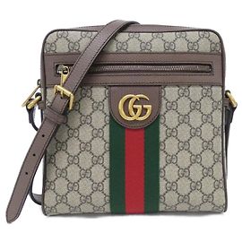 Gucci Ophidia Shoulder Bag Brown Beige