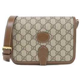 Sac à épaule Gucci 671620 92TCG Marron Beige