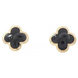 Boucles d'oreilles Van Cleef & Arpels Pure Alhambra Doré