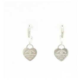 Autre Marque Tiffany & Co. Brincos Return to Hoop Mini Prata