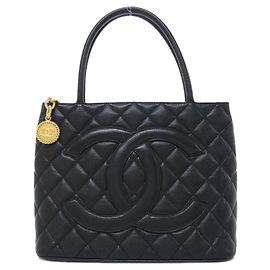 Borsa Chanel 1804 in pelle di vitello grana nera Nero