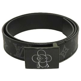 Louis Vuitton Monogram Standard Belt Black Monogram