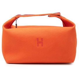 Capa Hermès Orange Large Toile Bride A Brac Laranja
