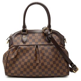 Louis Vuitton Brown Damier Ebene Trevi PM Castaño