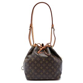 Louis Vuitton Brown Monogram Petit Noe Marrom