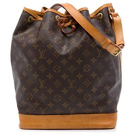 Louis Vuitton Brown Monogram Noe GM Marrom