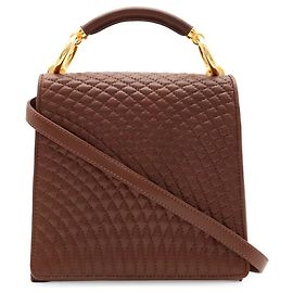 Bolsa acolchoada Bally em couro marrom Marrom