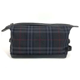Burberry Check Logo Tasche Schwarz