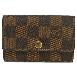 Porta-chaves Louis Vuitton Damier Canvas Brown Marrom Damier ebene