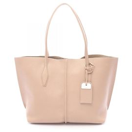 Tod's Joy Tote Bag in Pink Leather Pink