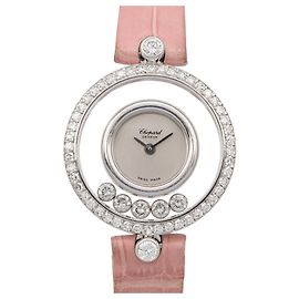 Reloj Chopard Happy Diamonds en oro blanco 18K Otro